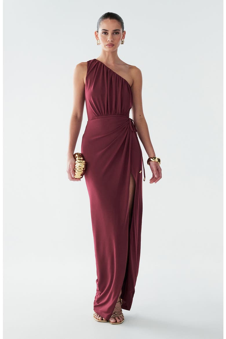Avenly Maxi Dress, Main, color, Burgundy