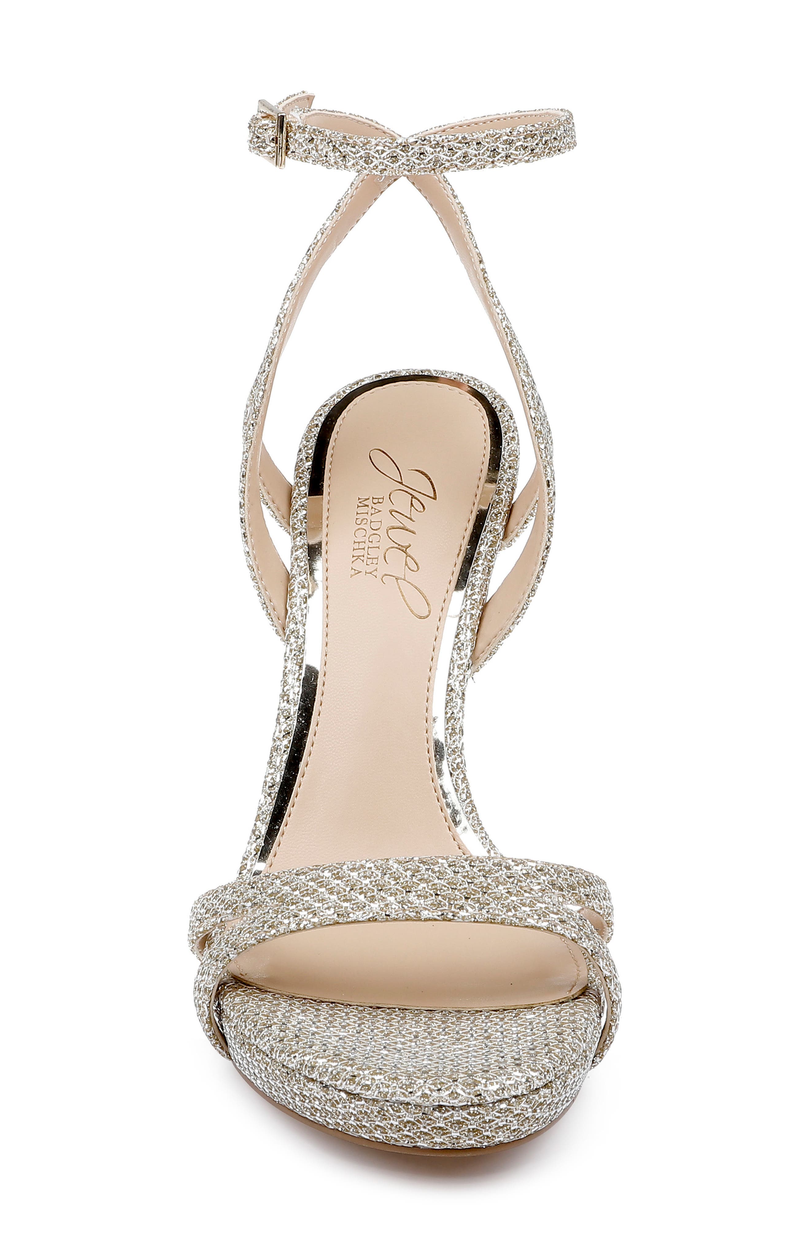 Arianna Ankle Strap Sandal, Alternate, color, LIGHT GOLD