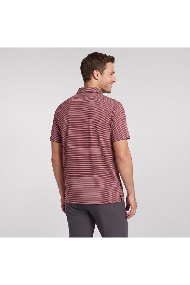 Clubhouse Performance Polo, Alternate, color, Maroon Stripe