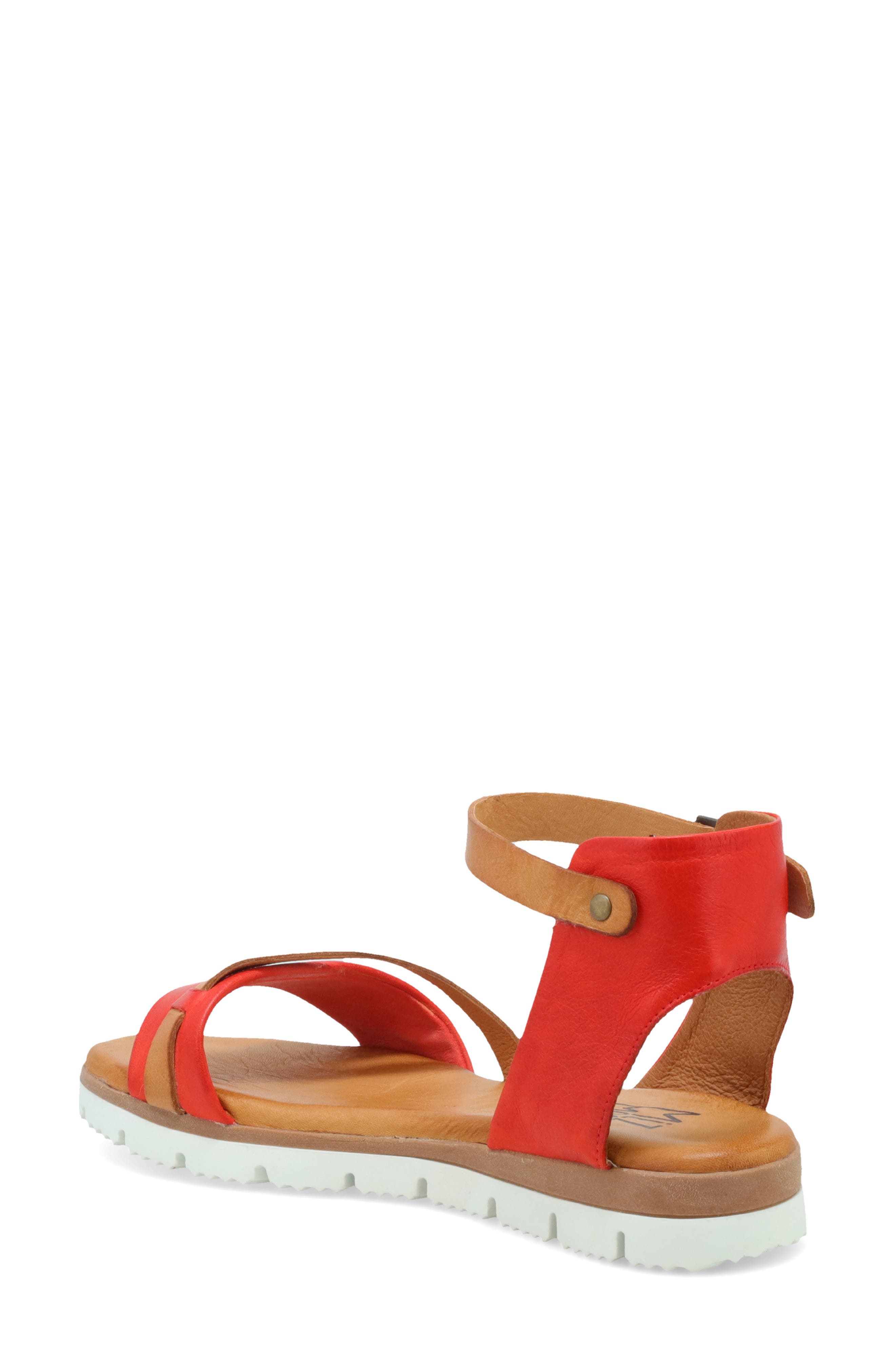 Shep Quarter Strap Sandal, Alternate, color, SCARLET LEATHER