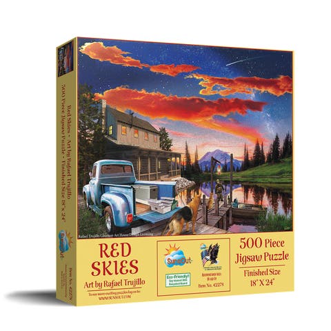 Red Skies 500 piece Jigsaw Puzzle for Adults