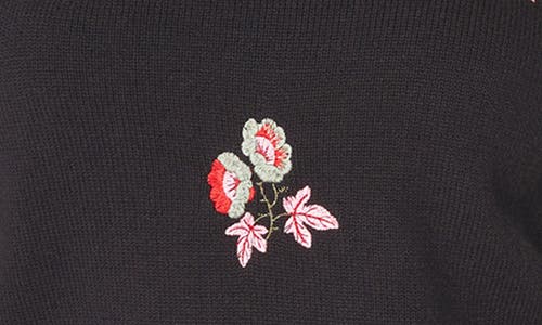 Lk Bennett Monty Lightweight Wool-blend Top In Black