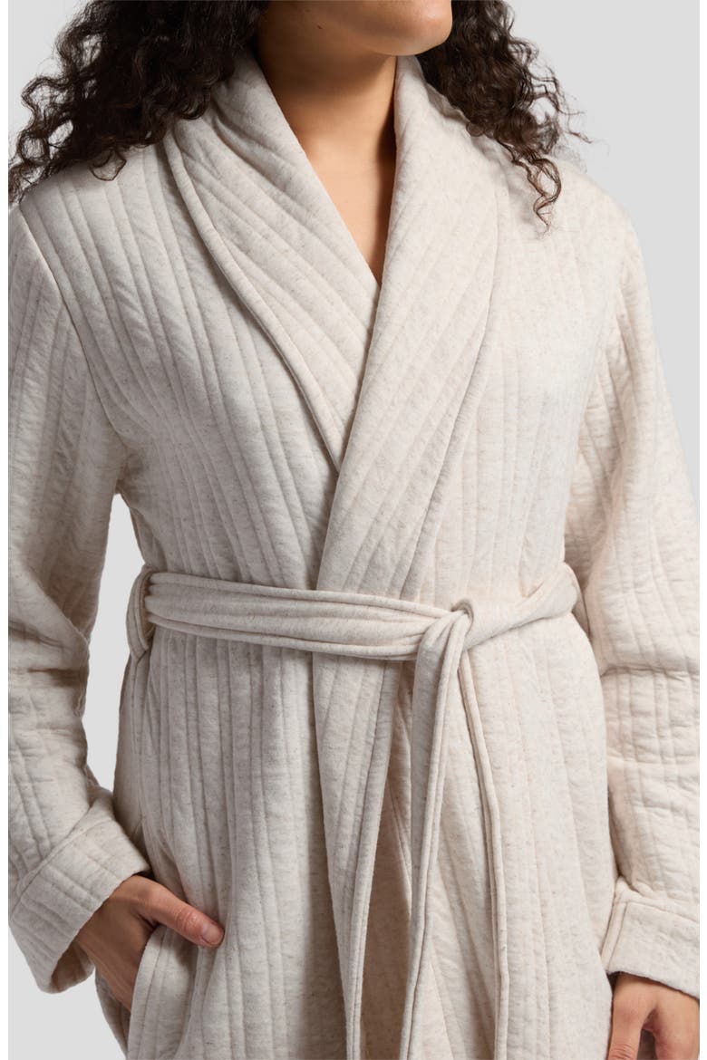 Cozy Knit Robe, Alternate, color, NATURAL