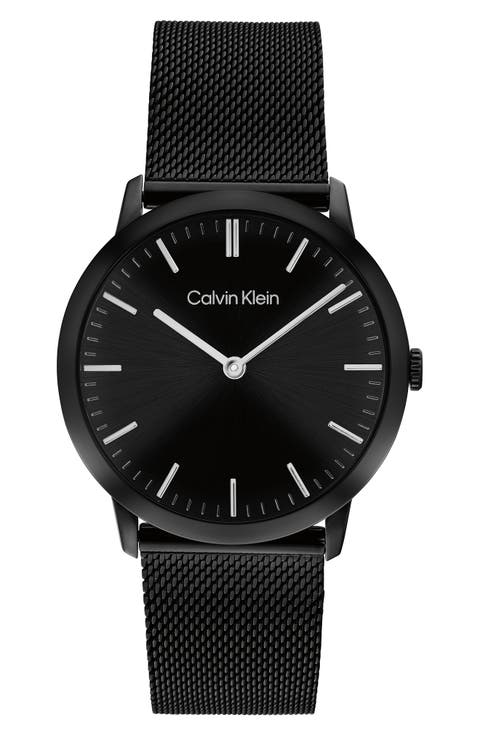 Exceptional Mesh Strap Watch & Bracelet Set