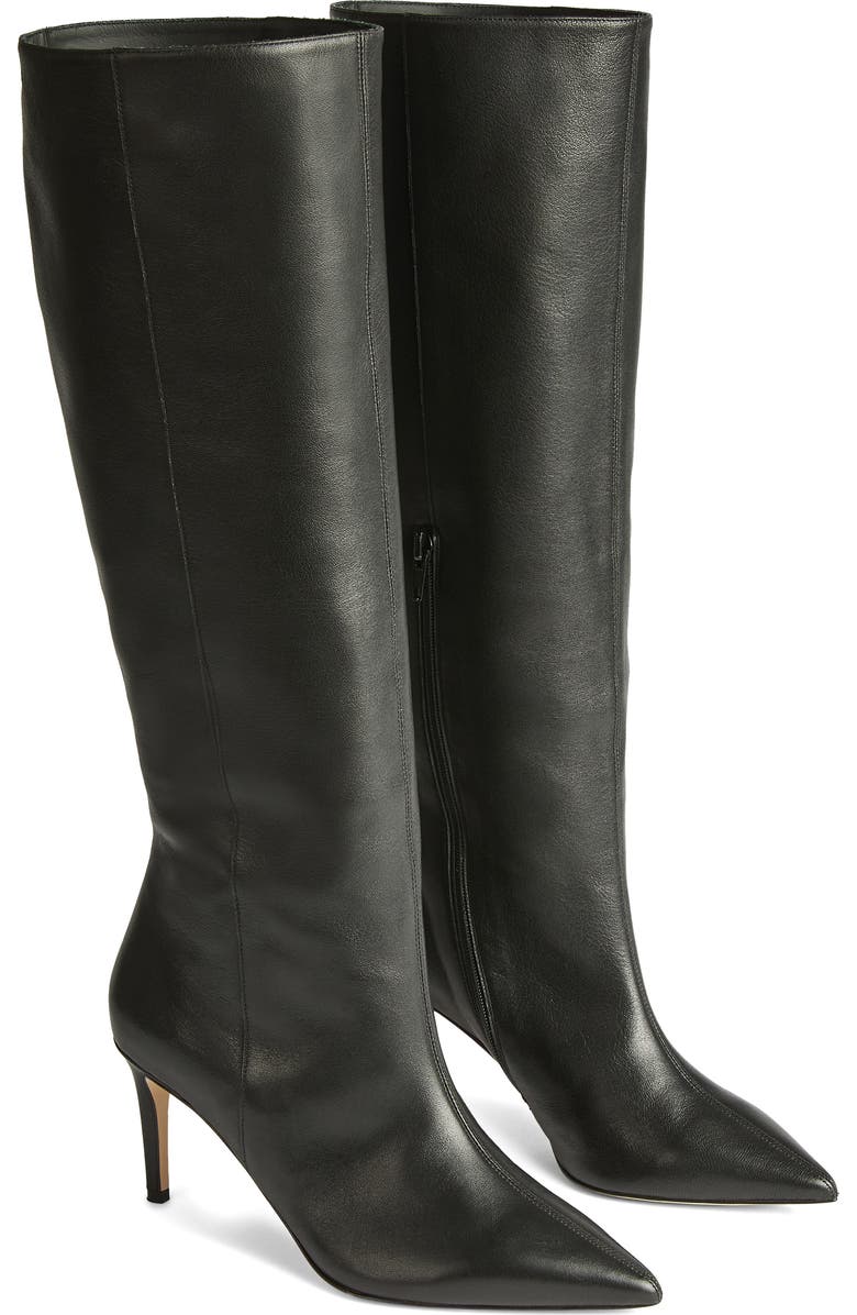 LK Bennett Astrid Knee High Boot, Main, color, Black
