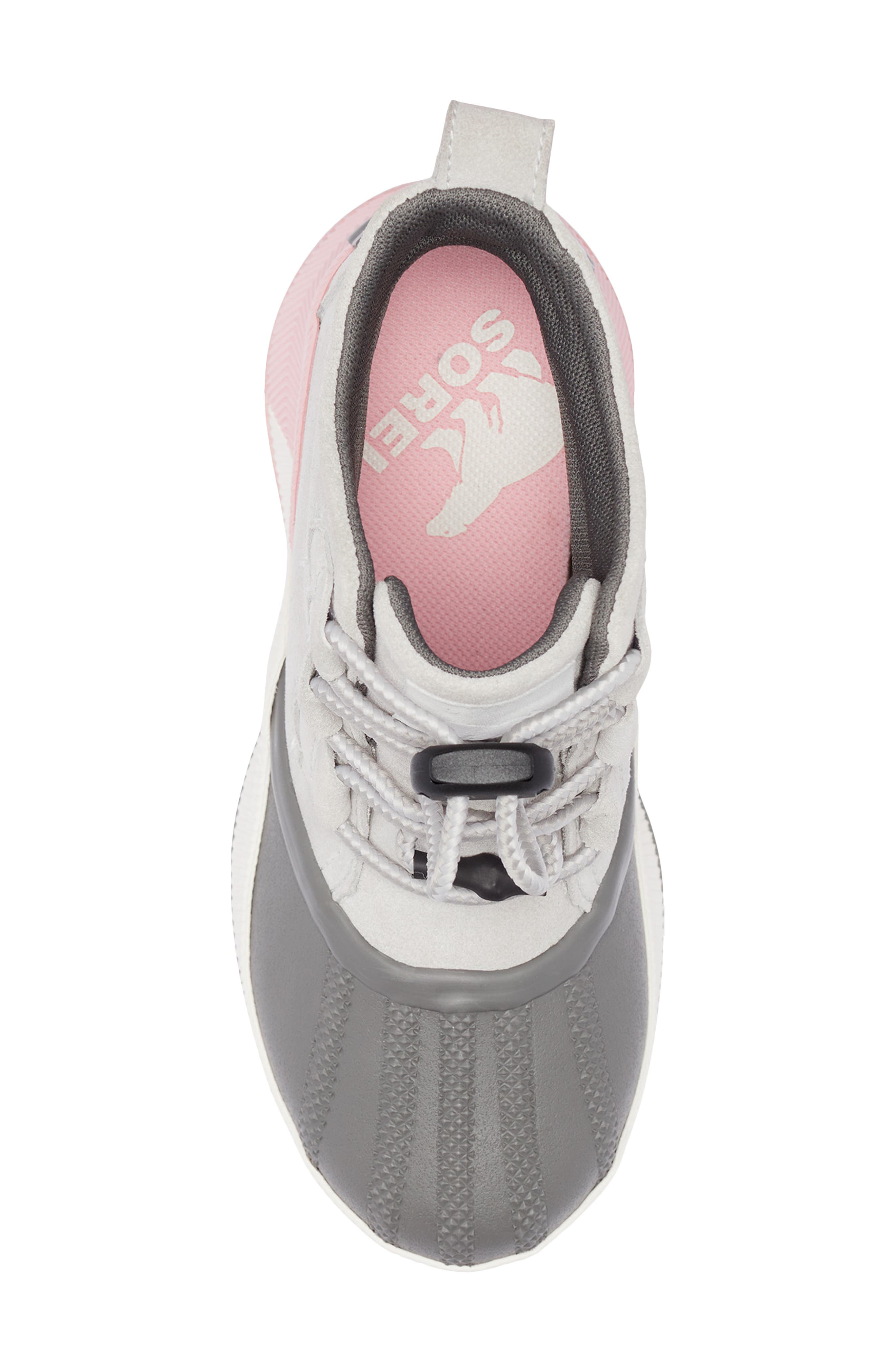 SOREL Kids' Out 'N About Classic Waterproof Boot, Alternate, color, Moonstone/ Vintage Pink