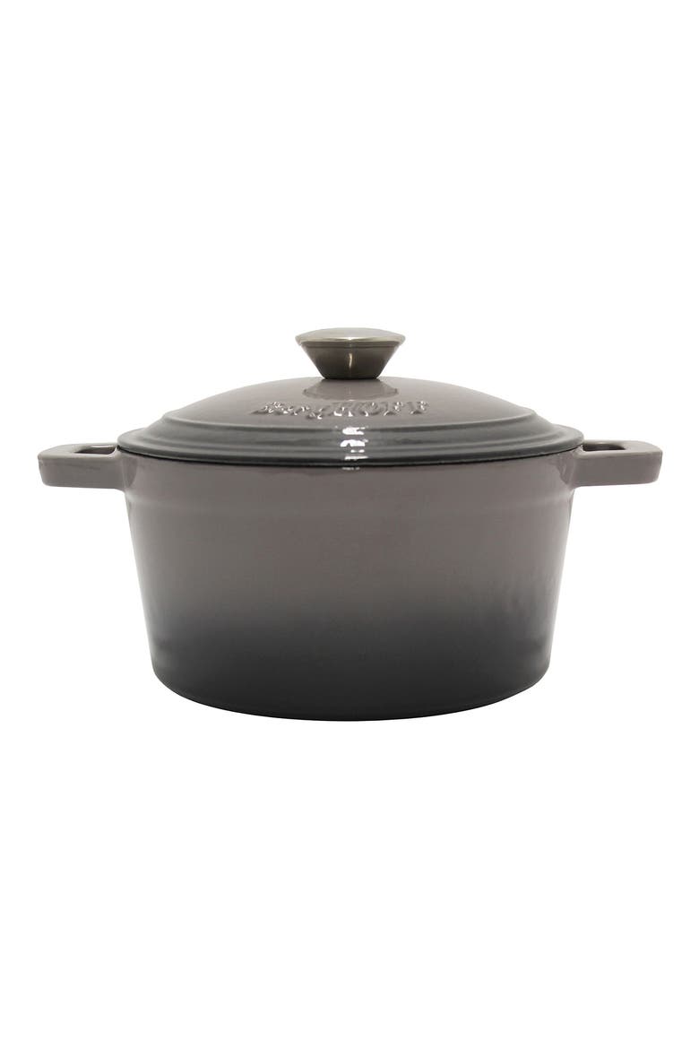INTERNATIONAL Neo 3qt. Cast Iron Covered Dutch Oven, Main, color, GREY