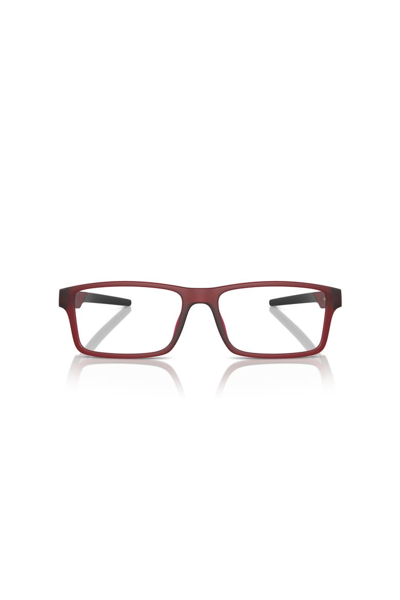 57mm Rectangle optical glasses, Alternate, color, Red
