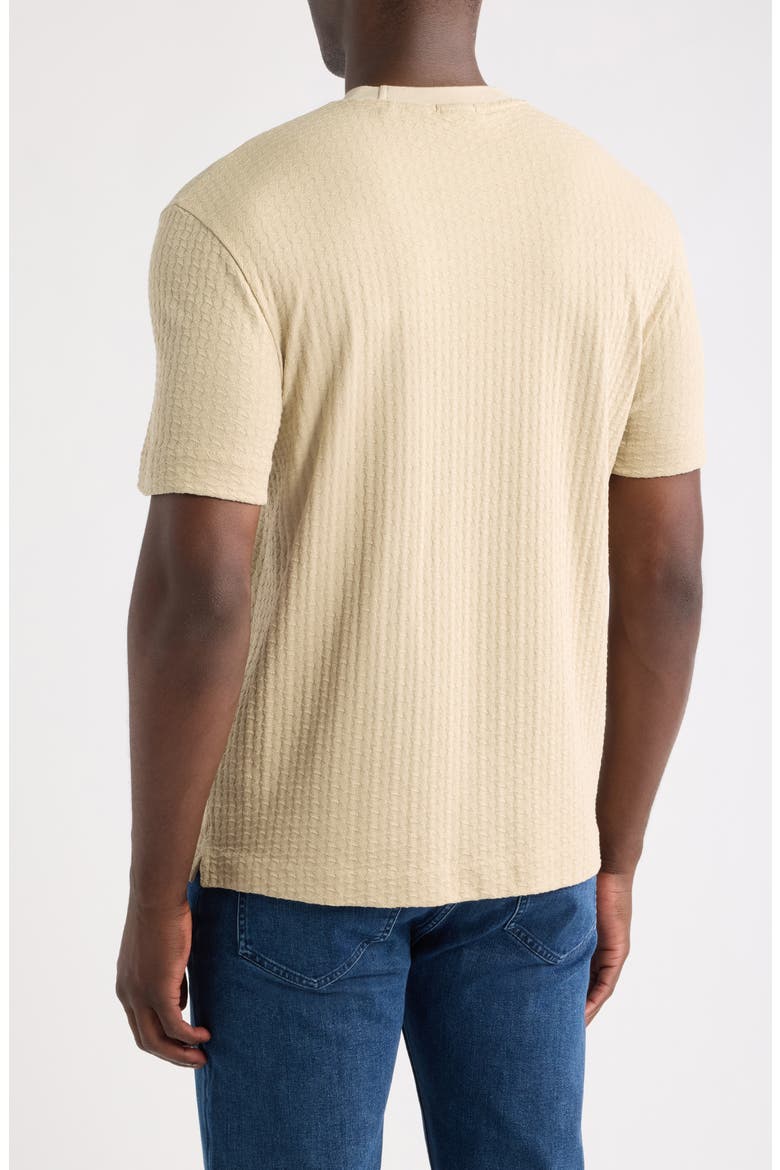 Thompson Textured Cotton T-Shirt, Alternate, color, OPEN BEIGE