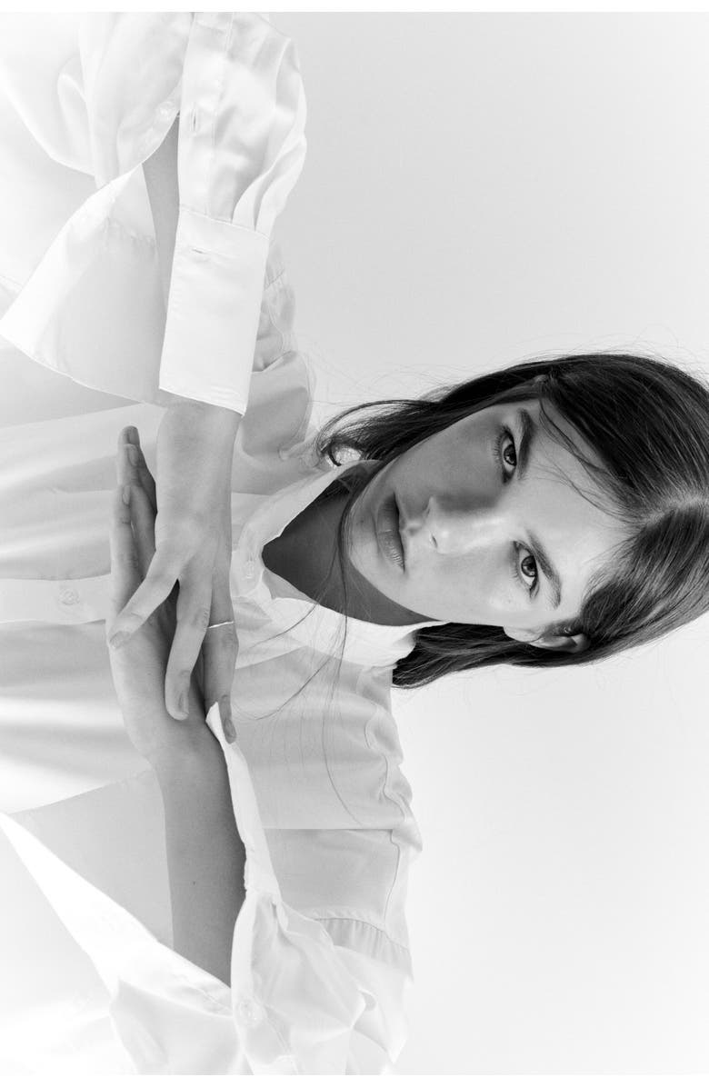 H&M Loose-fit Shirt, Alternate, color, White