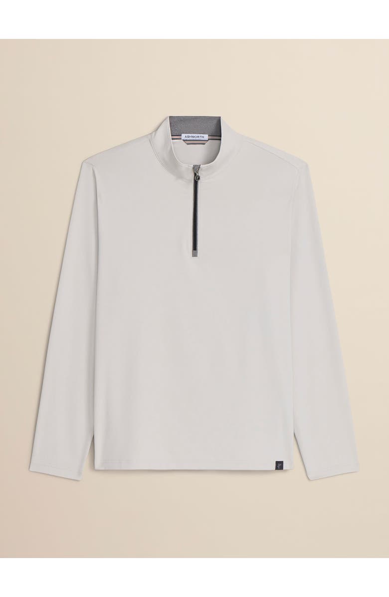 ASHWORTH GOLF Crosby 1/4 Zip, Main, color, Stone Grey