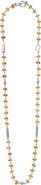 LAGOS Caviar Icon Beaded Citrine Toggle Necklace