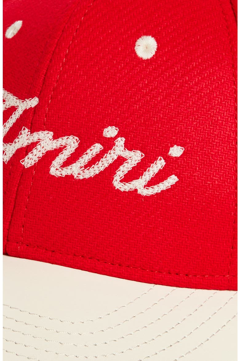 Panther Patch Two-Tone Baseball Cap, Alternate, color, DEEP RED