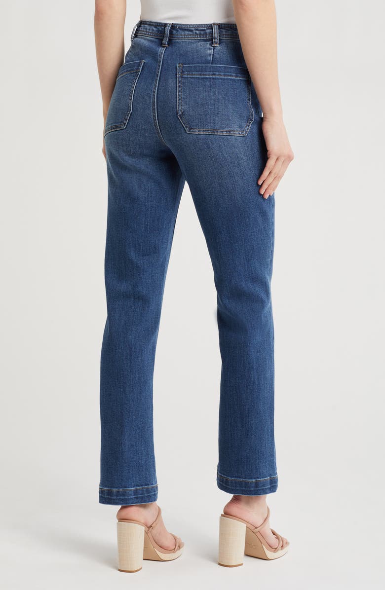 OAT NEW YORK Mid Rise Straight Leg Jeans, Alternate, color,