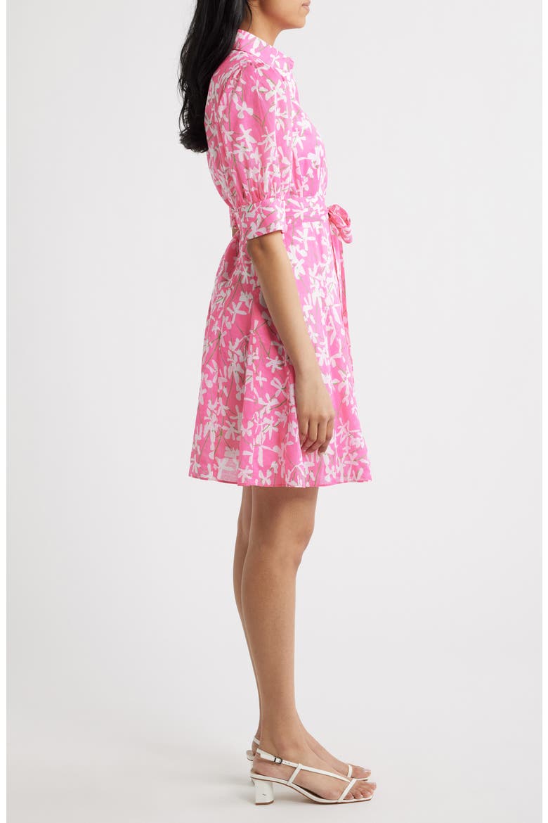 Larkyn Floral Print Shirtdress, Alternate, color, CONFETTI PINK LIZA