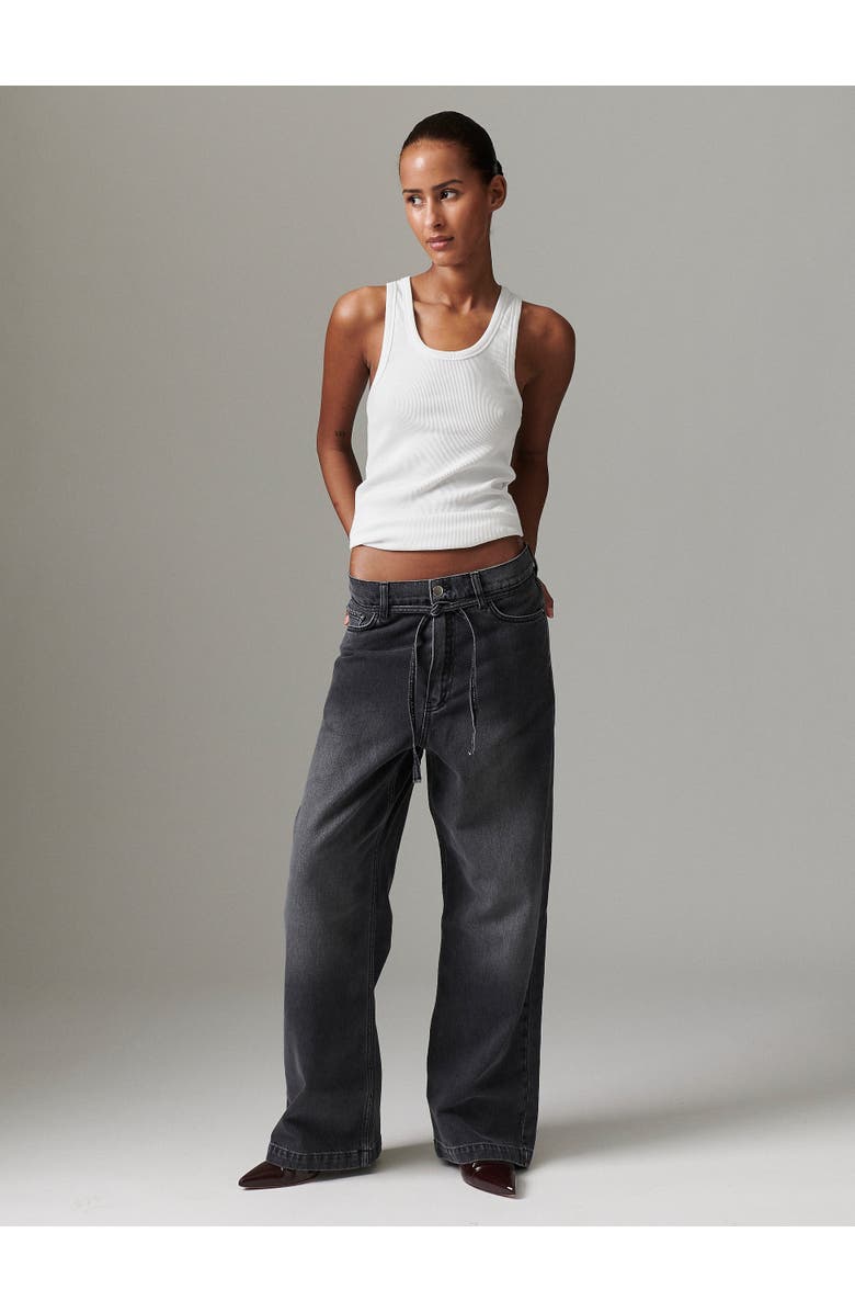 Day Elijah Denim Straight Leg Jeans, Alternate, color, Black