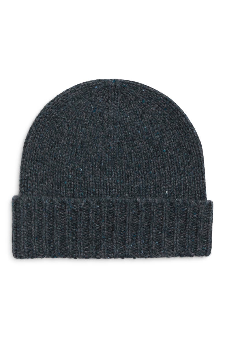 Donegal Cashmere Beanie, Main, color, STORM DONEGAL