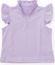 Lila and Hayes Ellie Girls' Sleeveless Ruffled Top by LH Sport