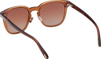 56mm Gradient Round Sunglasses
