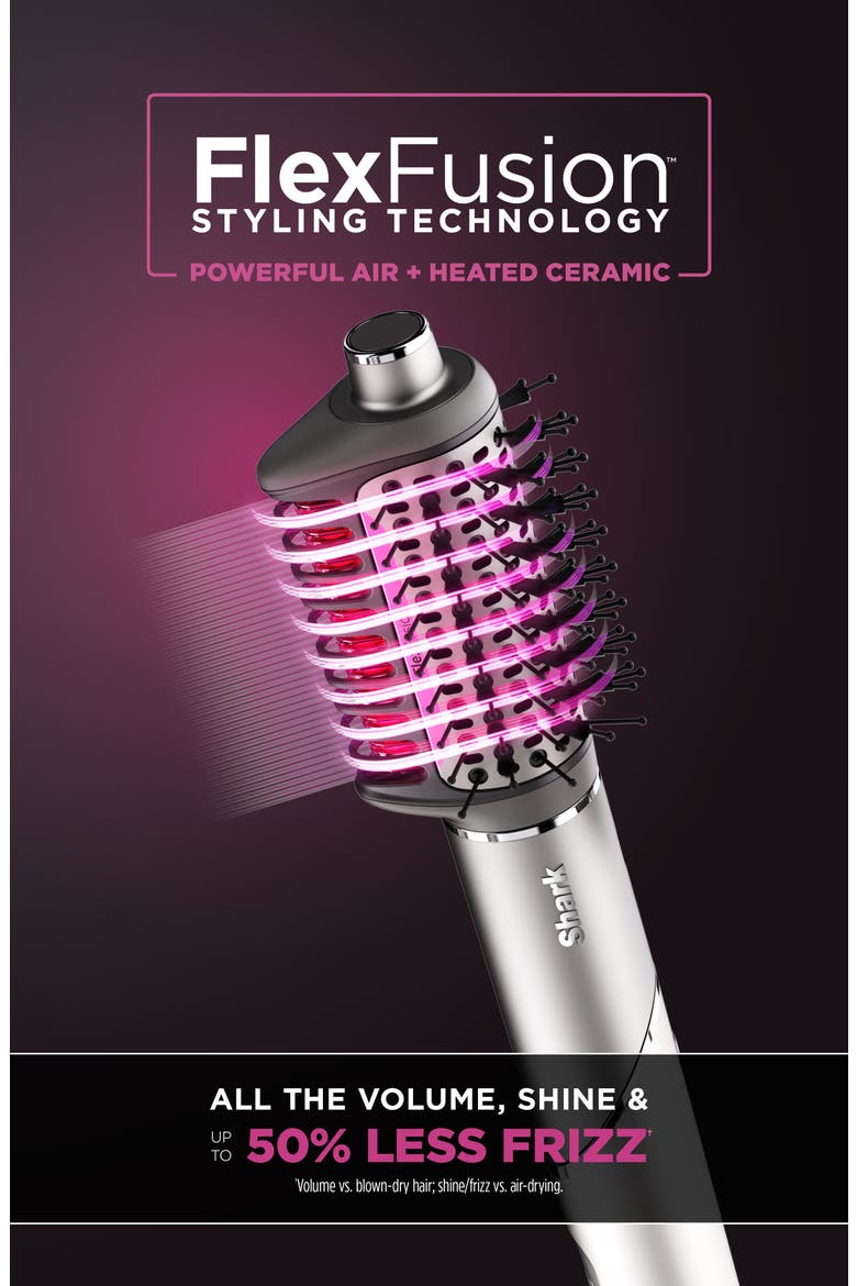FlexFusion Air & Ceramic Styling System for Straight & Wavy Hair, Alternate, color, METALLIC MIST