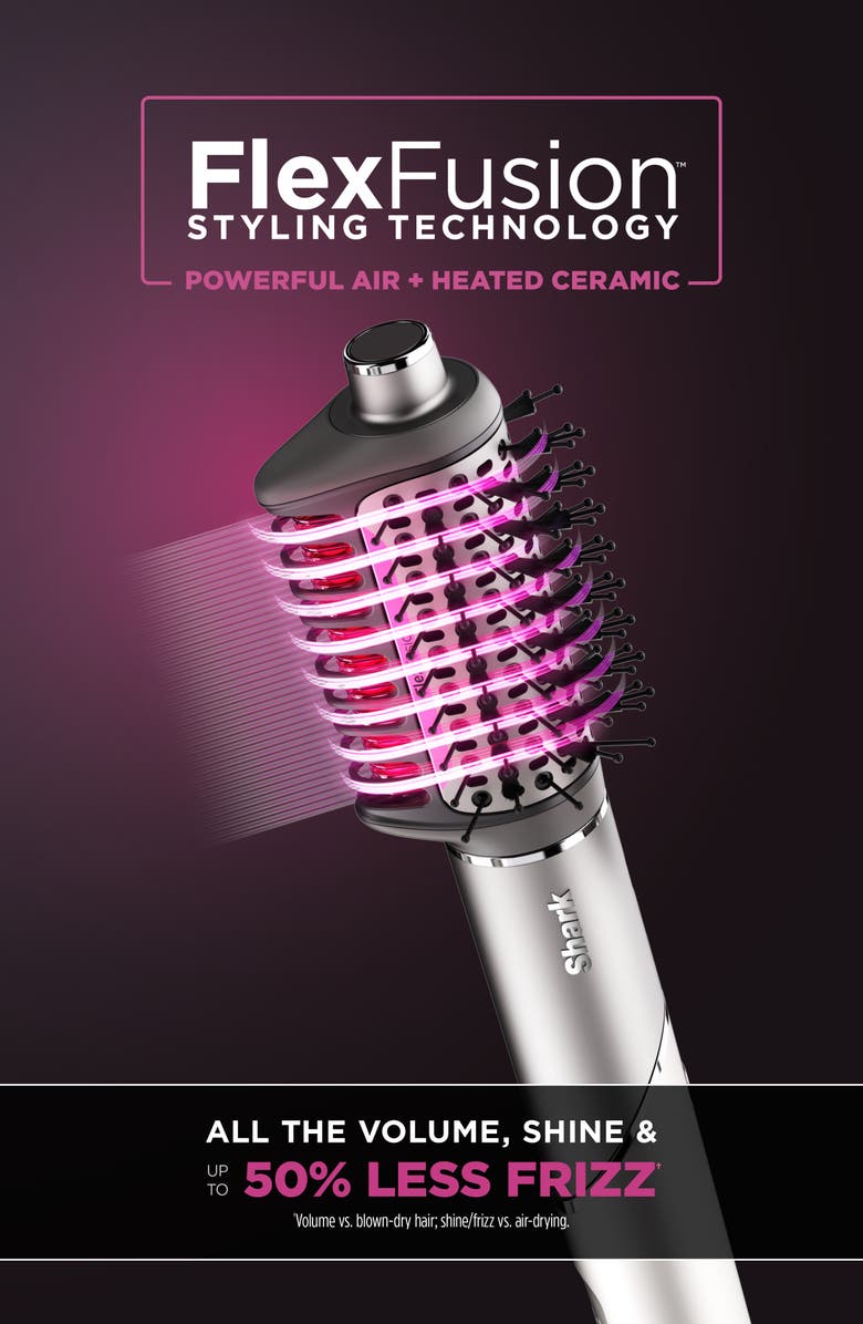 SHARK FlexFusion Air & Ceramic Styling System for Curly & Coily Hair, Alternate, color, Metallic Mist