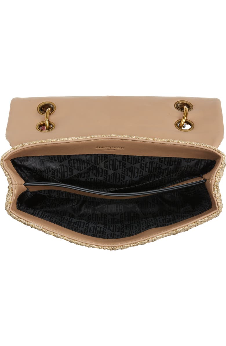 Kurt Geiger London Kensington Raffia Crossbody Bag, Alternate, color,