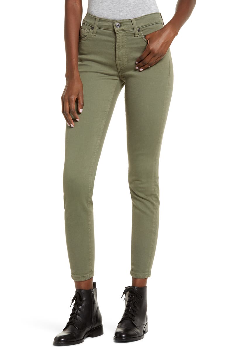 7 For All Mankind <sup>®</sup> Ankle Skinny Jeans, Main, color, 