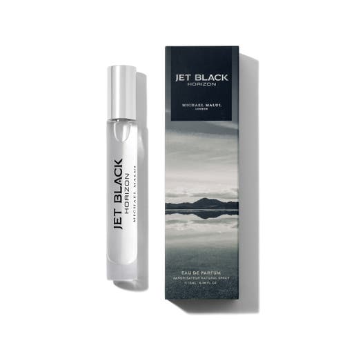Michael Malul Jet Black Horizon Travel Size In Transparent