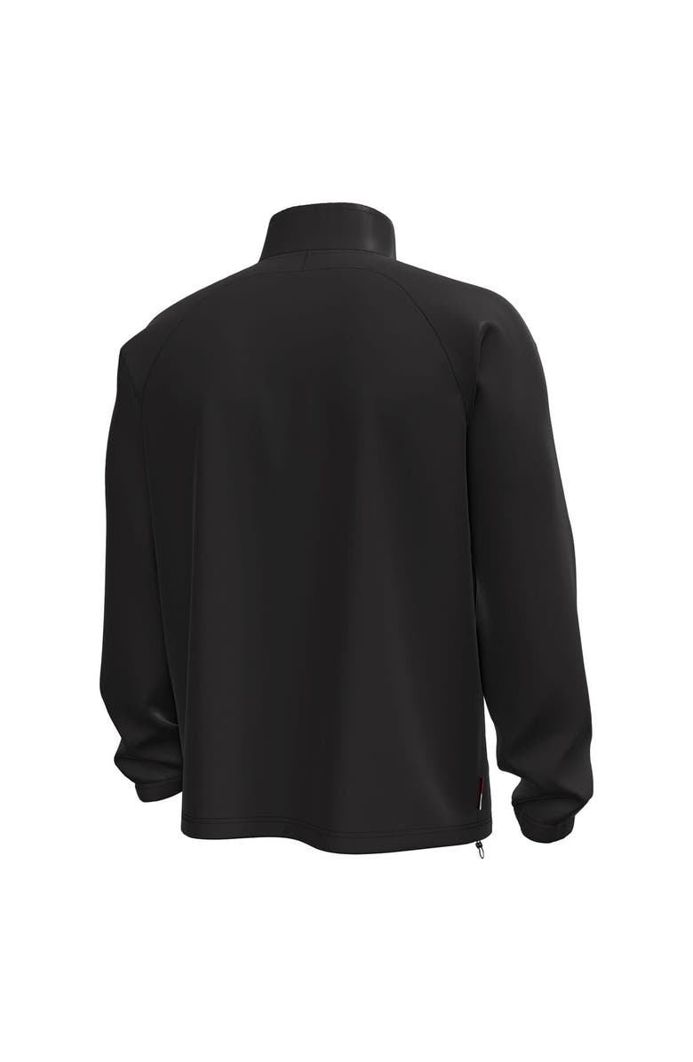 Under Armour Men's Under Armour  Black Wisconsin Badgers Unstoppable Woven Anorak Half-Zip Jacket, Alternate, color, Black