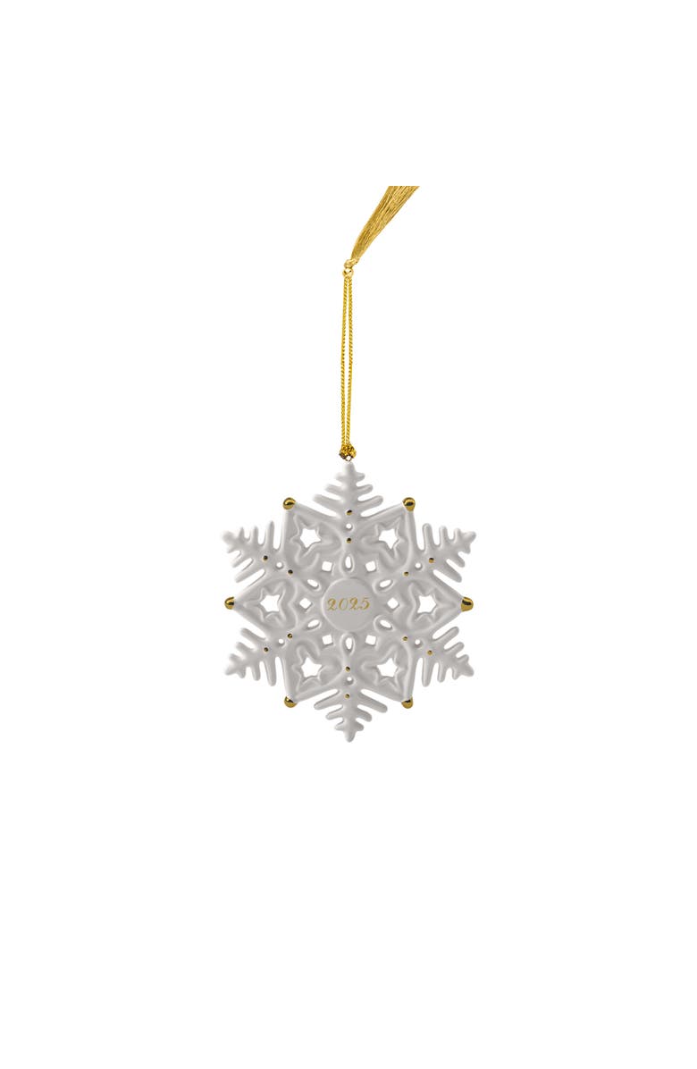 Villeroy & Boch Christmas Classics Snowflake Dated Ornament 2025, Main, color, Multi