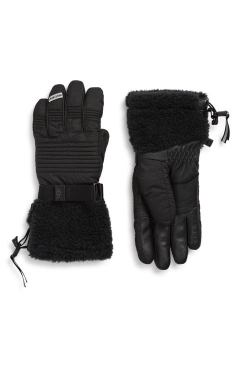 Metropeak Water Resistant Mixed Media Leather Gloves