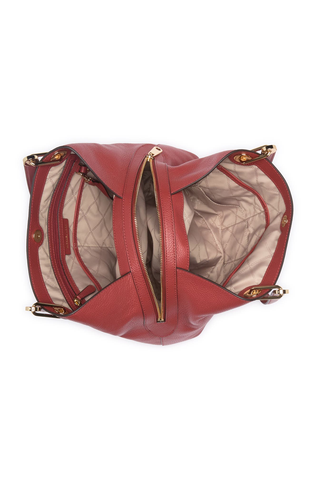 Large Raven Leather Tote, Alternate, color, TERRACOTTA