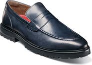 Stacy Adams Hazleton Apron Toe Lugged Penny Loafer