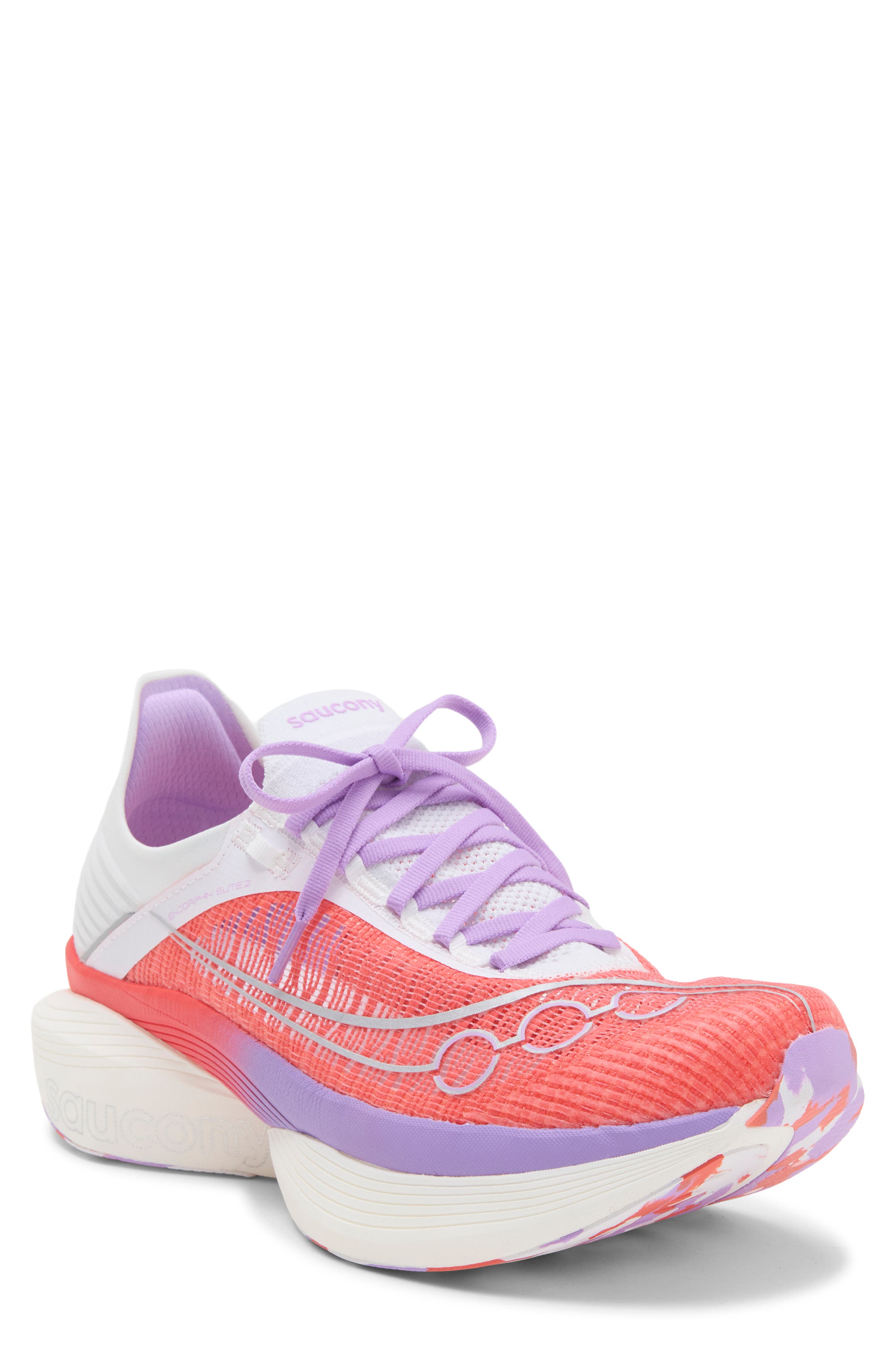 CORAL/ WHITE