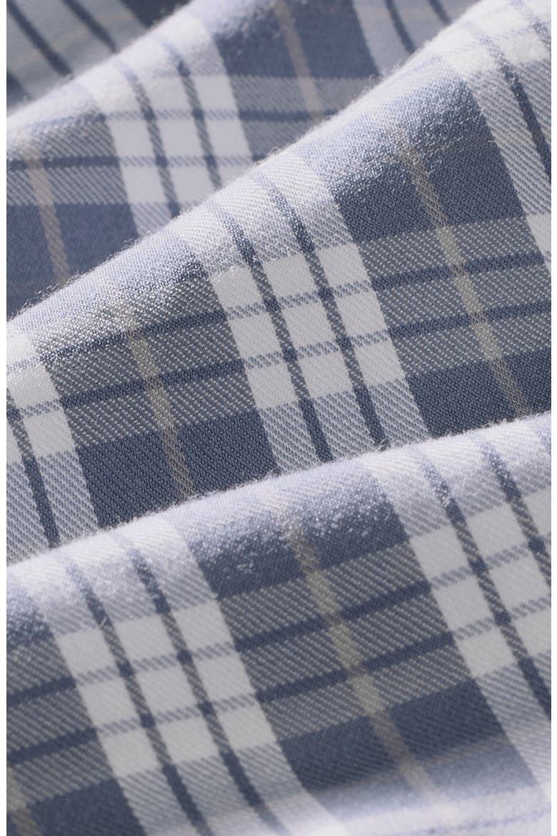 Kennedy Trim Fit Plaid Button-Down Shirt, Alternate, color, DARK SLATE DAVID PLAID