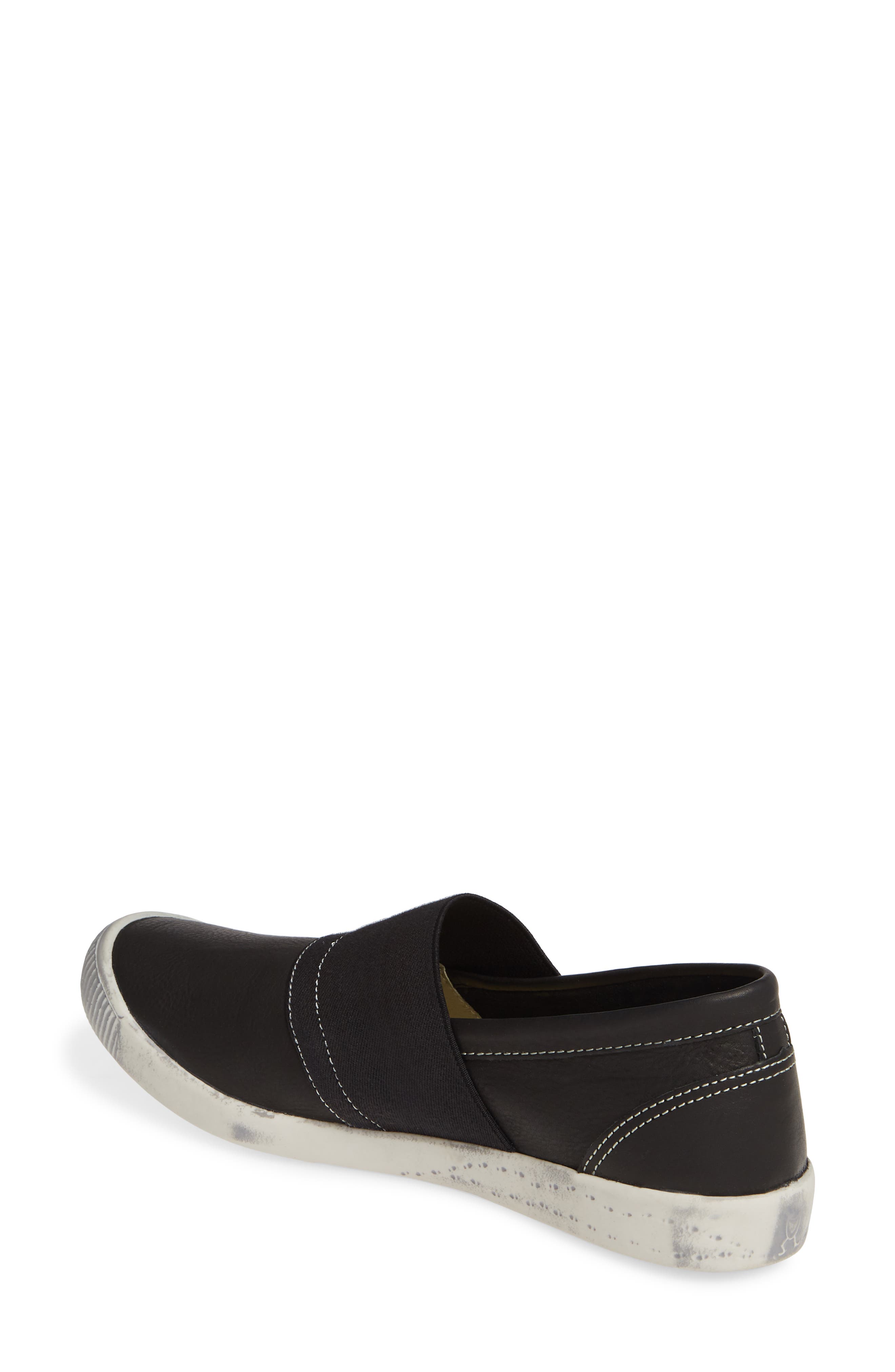 Ino Slip-On Sneaker, Alternate, color, BLACK LEATHER