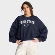 Nike Women's Nike Navy Penn State Nittany Lions Oversized Phoenix Arch Pullover Sweatshirt