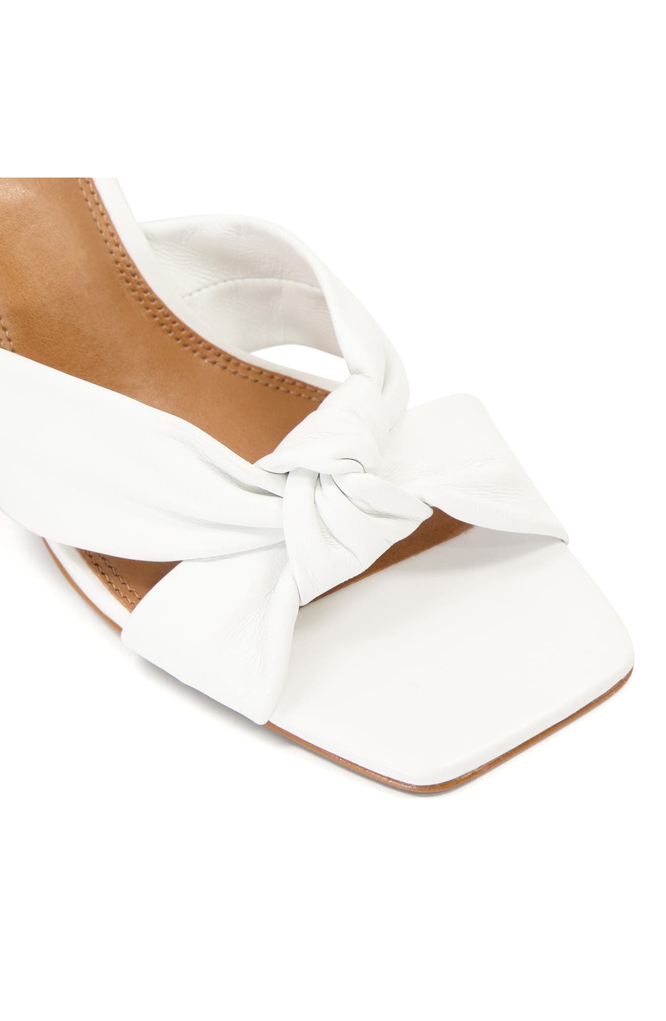 Dune London Maize Slide Sandal, Alternate, color, White