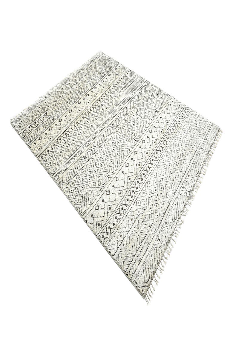 Solo Rugs Thomas Handmade Wool Blend Area Rug, Alternate, color, Grey