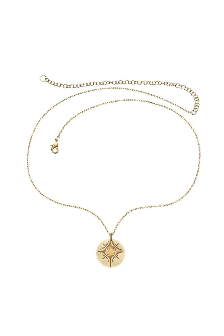 Guiding Star Necklace, Main, color, Gold