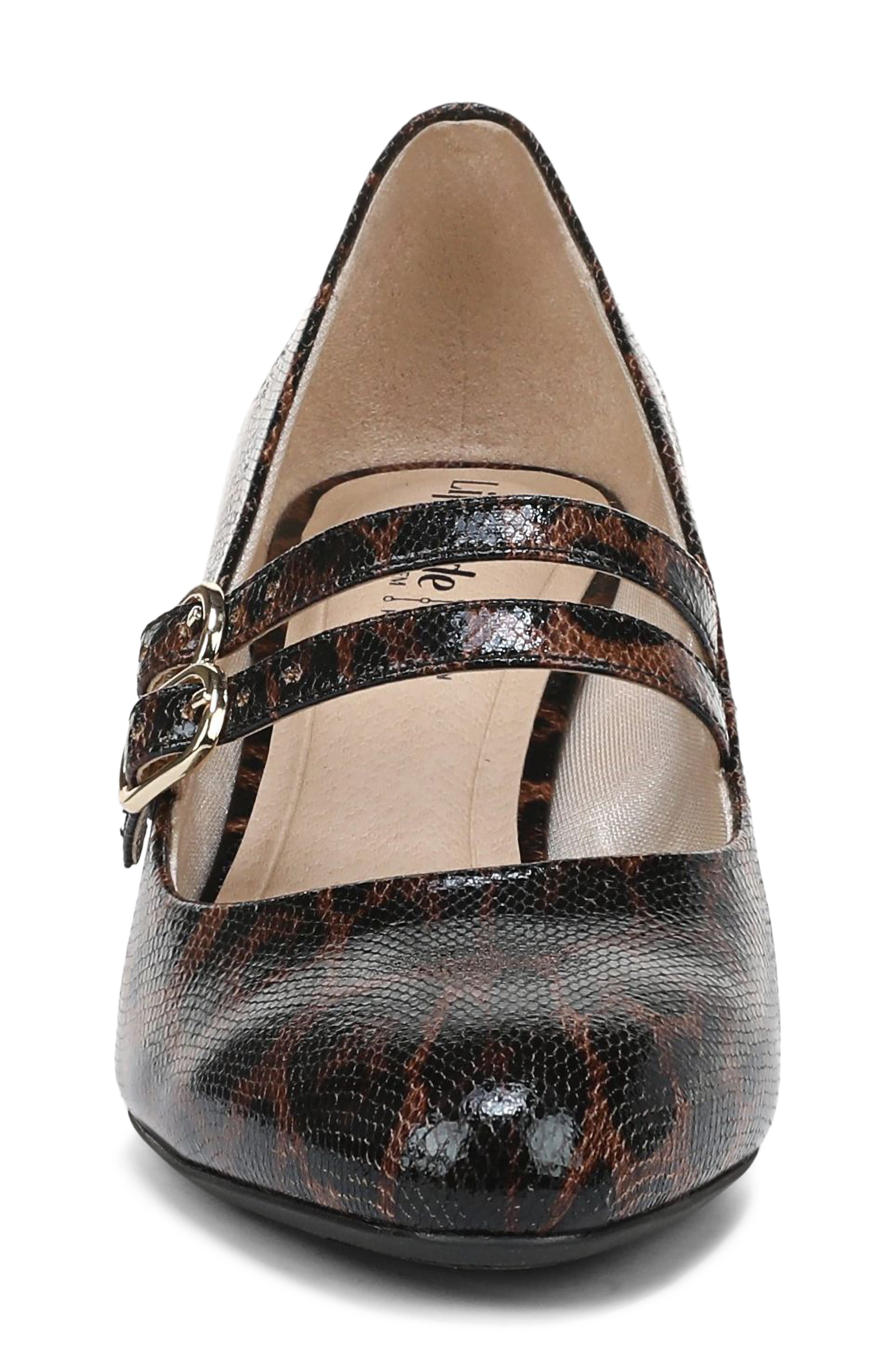 True Mary Jane Pump, Alternate, color, DARK TAN ANIMAL PRINT