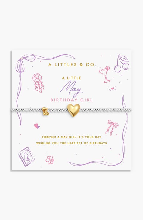 Birth Month A Little Bracelet