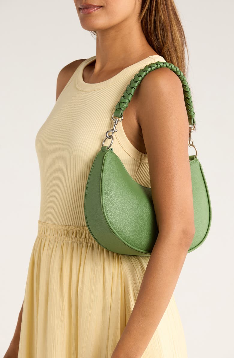 Steve Madden Punky Shoulder Bag, Alternate, color, Wild Green
