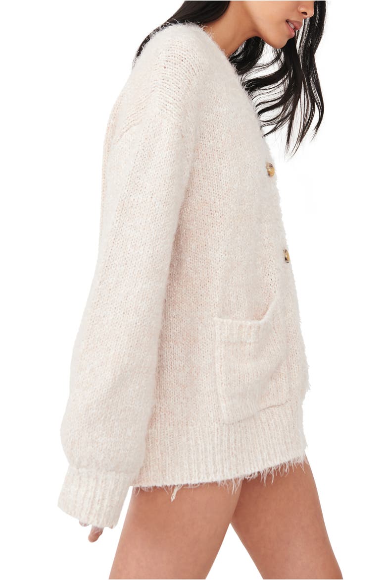 Nevermind Cardigan, Alternate, color, CREME BRULEE
