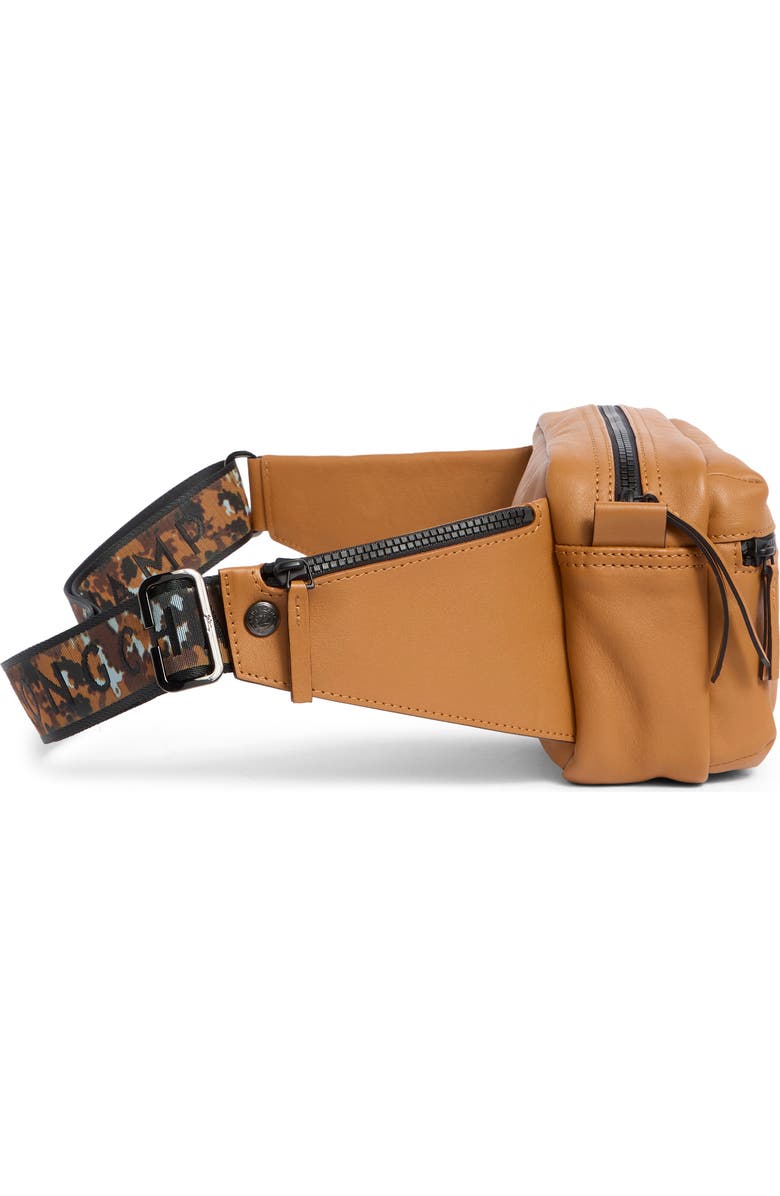 Longchamp LC3D Signature Leather Belt Bag, Alternate, color, Natural
