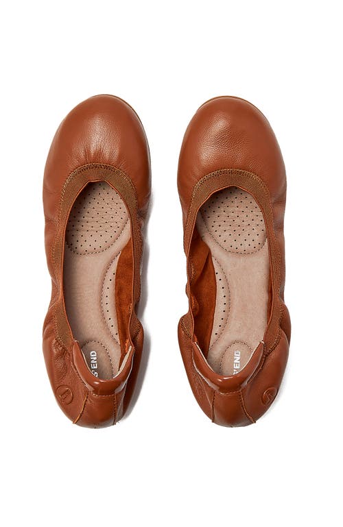 Lands' End Comfort Elastic Slip On Ballet Flat Shoes In Black
