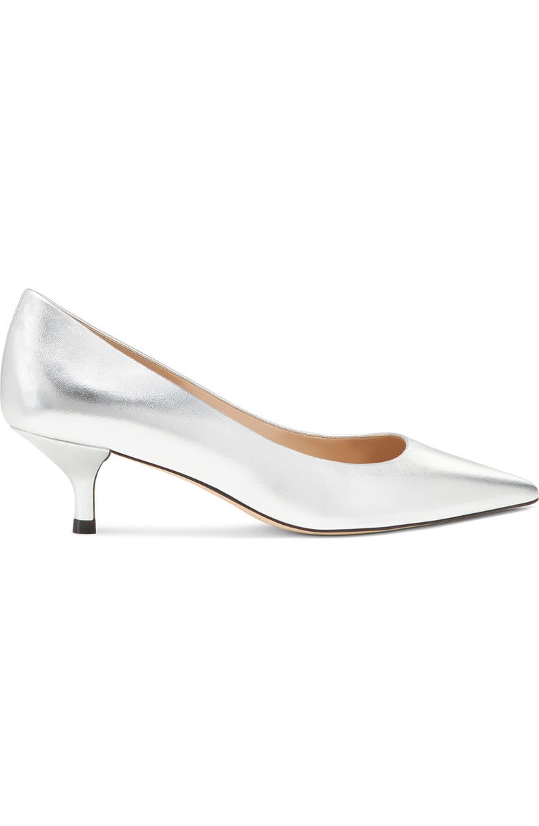 Stuart Weitzman Stuart Power 50 Pump, Alternate, color, Silver