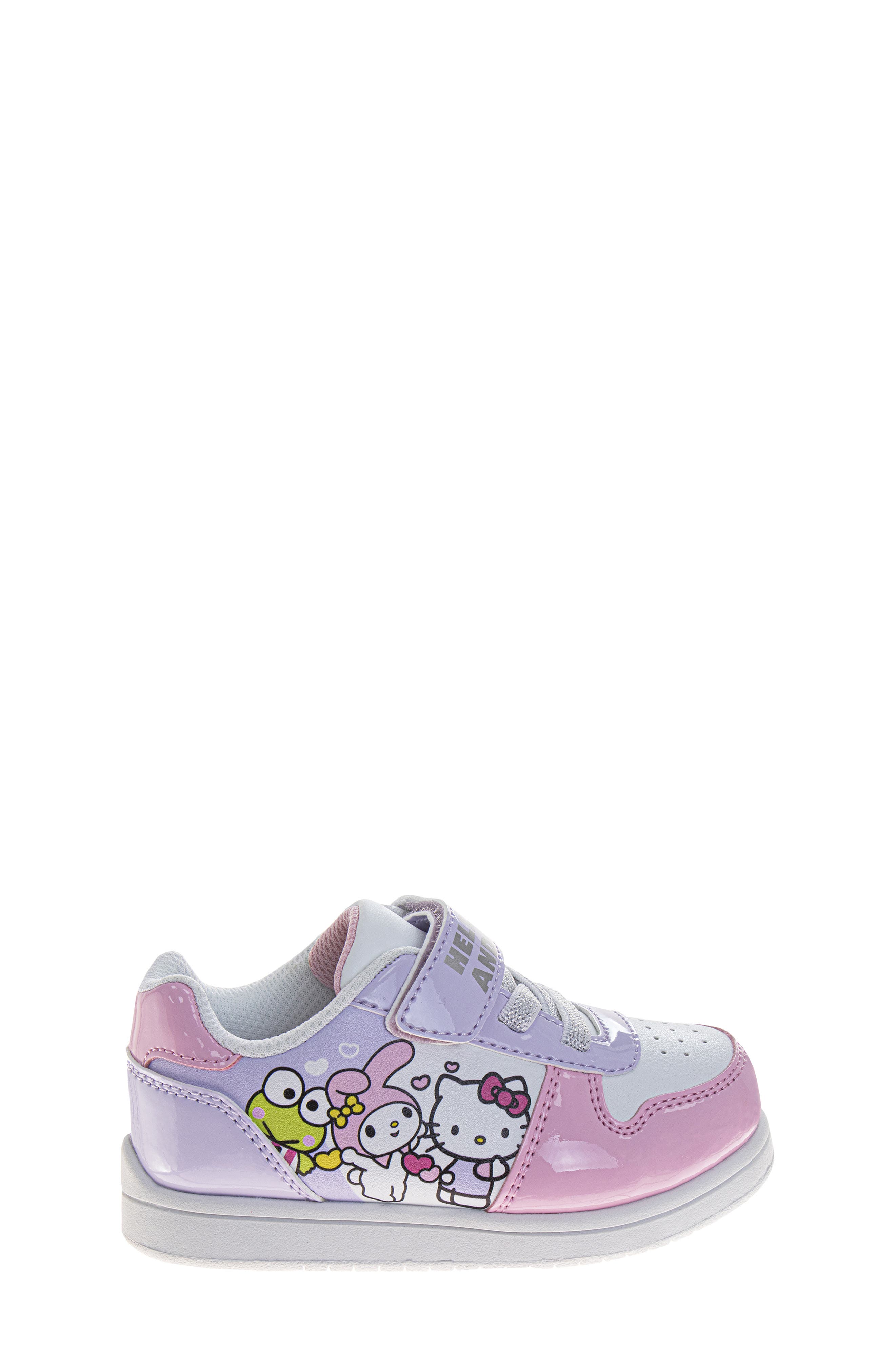 JOSMO Kids' Hello Kitty<sup>®</sup> & Friends Hook & Loop Sneaker, Alternate, color, Pink/ Purple
