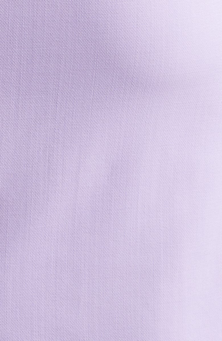 Carolina Herrera Twisted Halter Stretch Wool Midi Dress, Alternate, color, Violeta