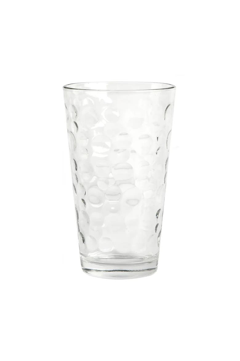 4 Piece 16 Ounce Bubble Glass Tumbler Set, Alternate, color, Clear